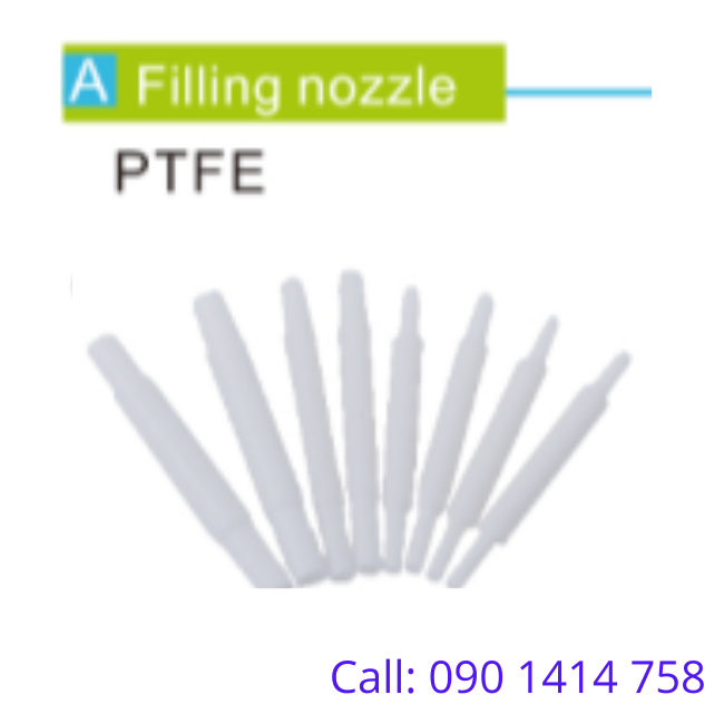 Vòi chiết rót chất lỏng bằng nhựa PTFE